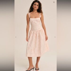 For Love & Lemons Florence Midi Dress, size XL